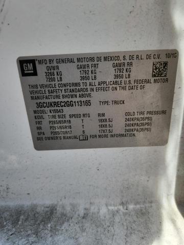 2016 Chevrolet Silverado K1500 LT