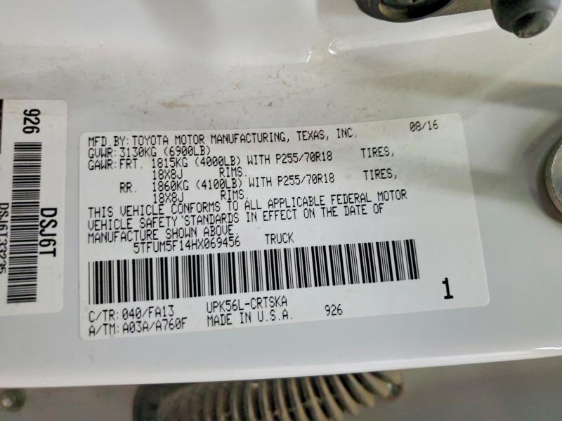 2017 Toyota Tundra SR