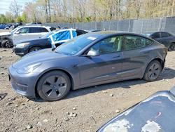 Tesla salvage cars for sale: 2022 Tesla Model 3