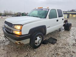 Chevrolet Vehiculos salvage en venta: 2003 Chevrolet Silverado 3500 Truck Cab AND Chassis