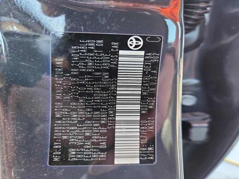 2025 Toyota Corolla le