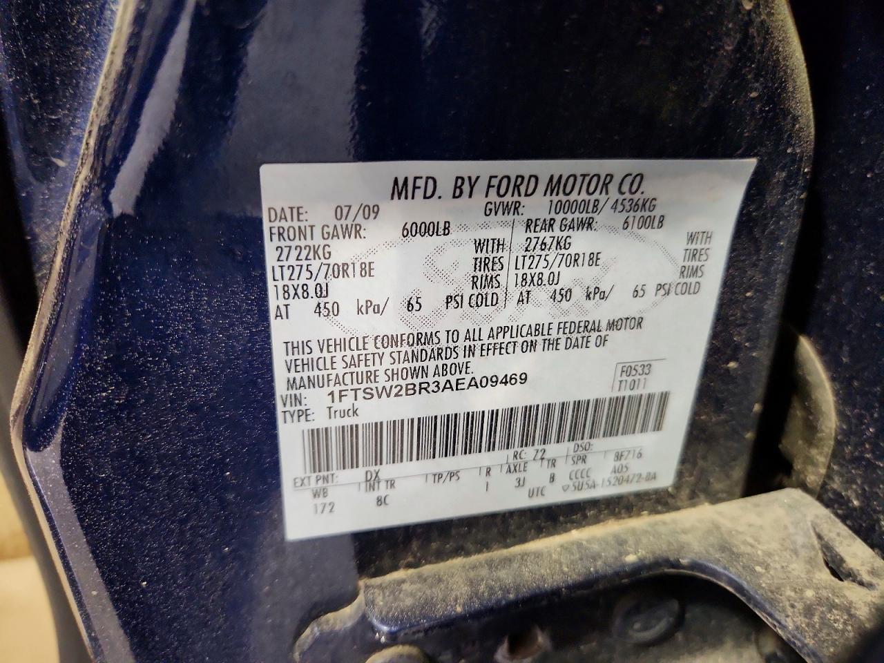 2010 Ford F250 Super Duty