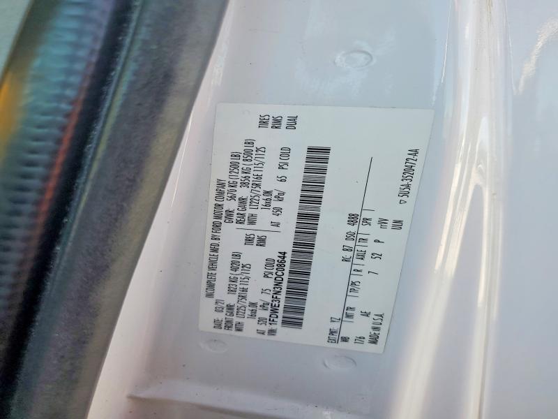2022 Ford E350 BOX Truck