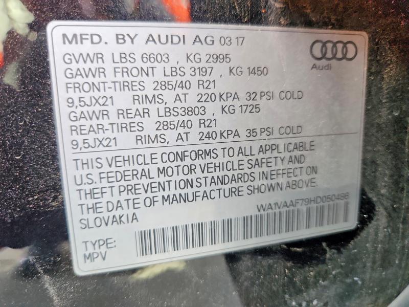 2017 Audi Q7 Prestige