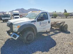 Salvage trucks for sale at North Las Vegas, NV auction: 2014 Ford F550 Super Duty Truck Cab AND Chassis