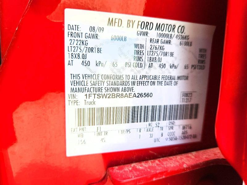 2010 Ford F250 Super Duty