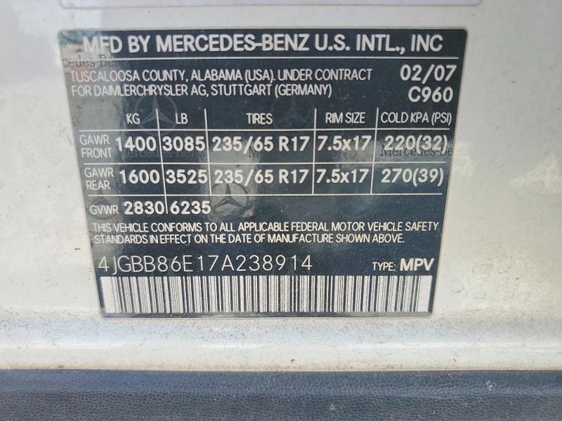 2007 Mercedes-Benz Ml 350