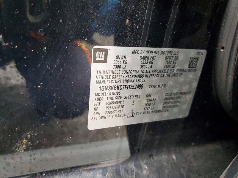 2015 Chevrolet Tahoe K1500 lt