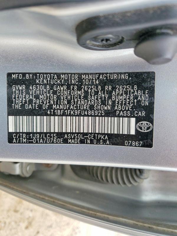 2015 Toyota Camry xse