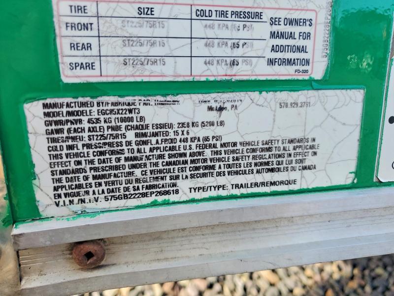 2014 Haulmark Mark EGC85X22WT3 Enclosed Cargo Trailer