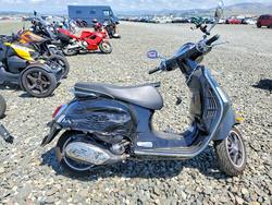Salvage motorcycles for sale at American Canyon, CA auction: 2023 Vespa GTS/SEI Giorni 300