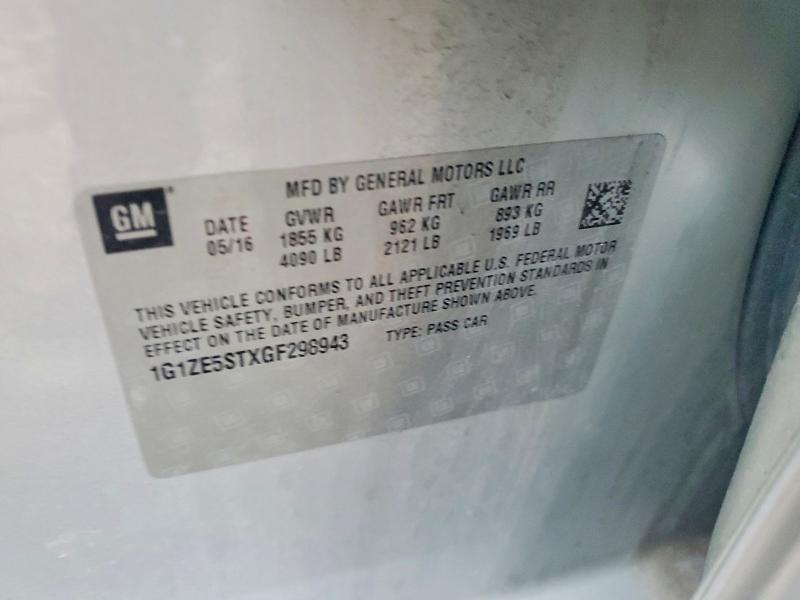 2016 Chevrolet Malibu lt