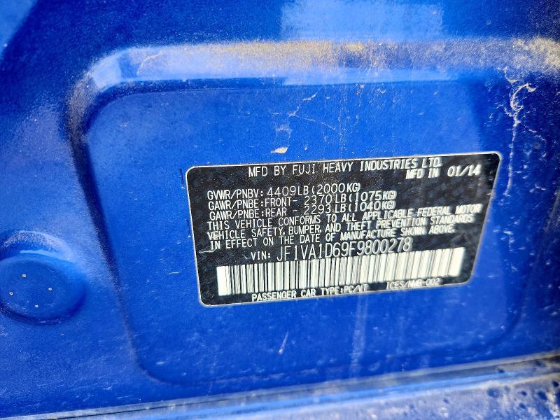 2015 Subaru Wrx Premium