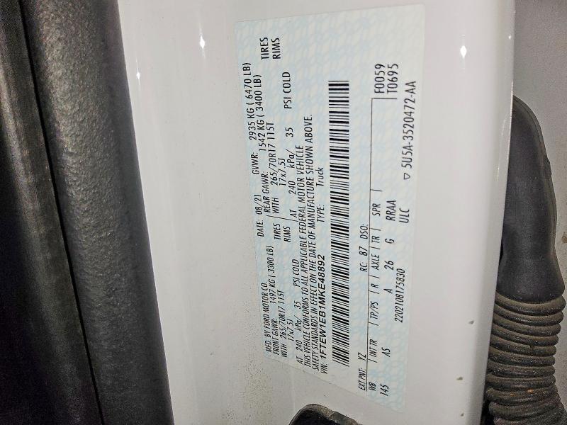 2021 Ford F150 Supercrew