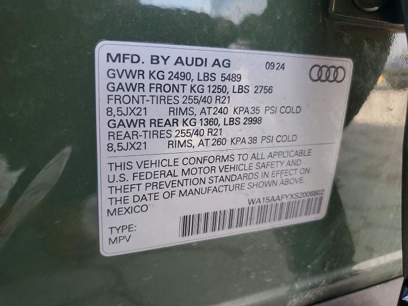 2025 Audi Q5 Sportback prm pls 45