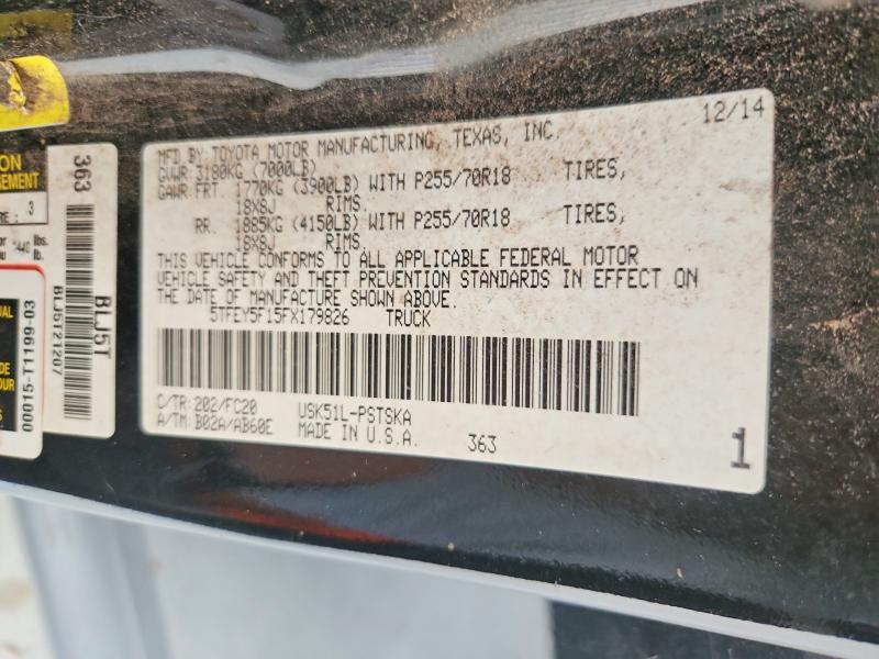 2015 Toyota Tundra SR5