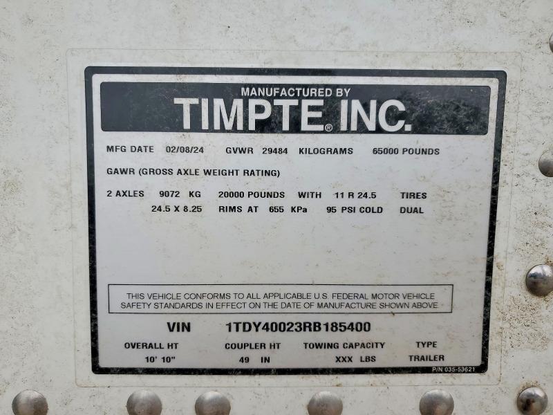 2024 Timpte Grain-Grain Trailer