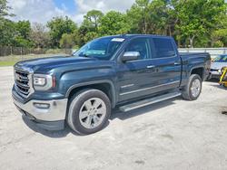 Salvage trucks for sale at Fort Pierce, FL auction: 2018 GMC Sierra C1500 SLT