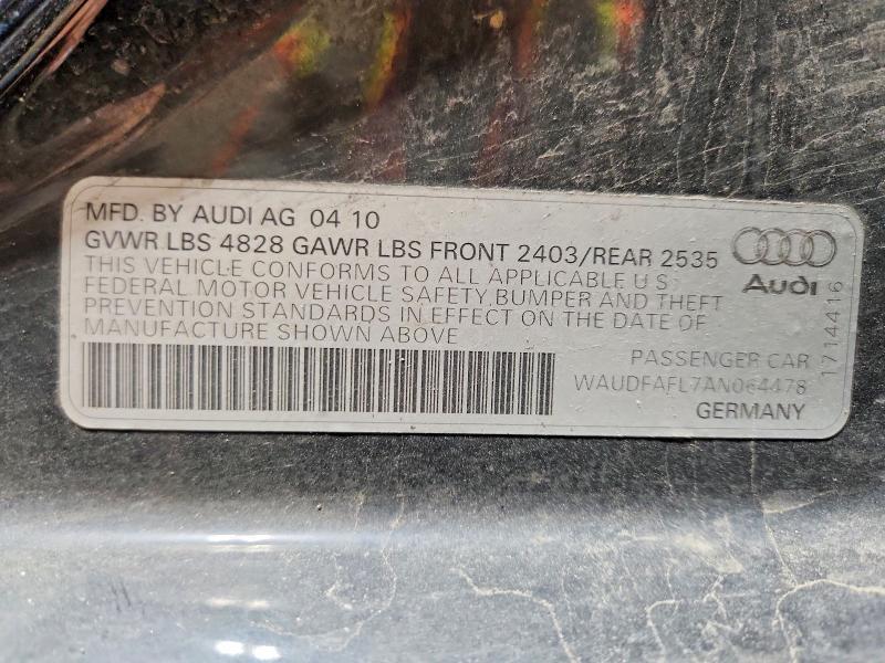 2010 Audi A4 Premium