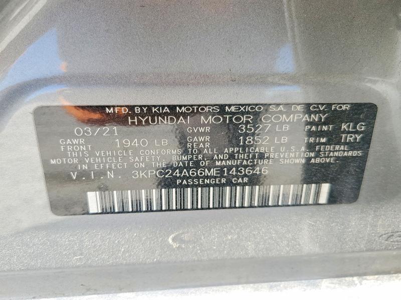2021 Hyundai Accent se