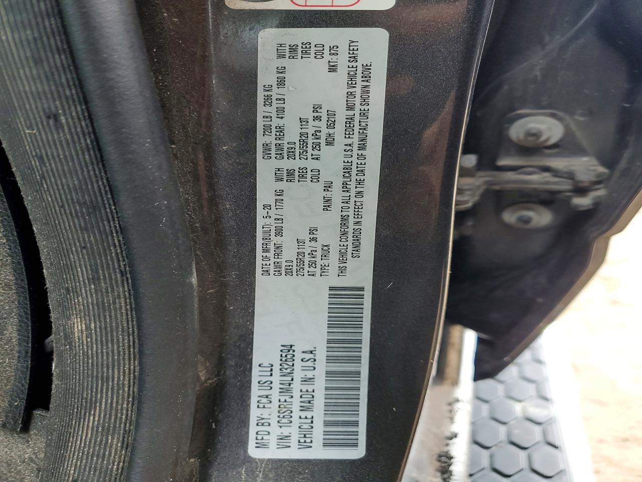 2020 Dodge 1500 Laramie