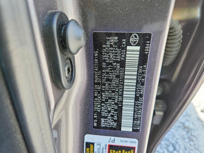 2015 Toyota Camry se