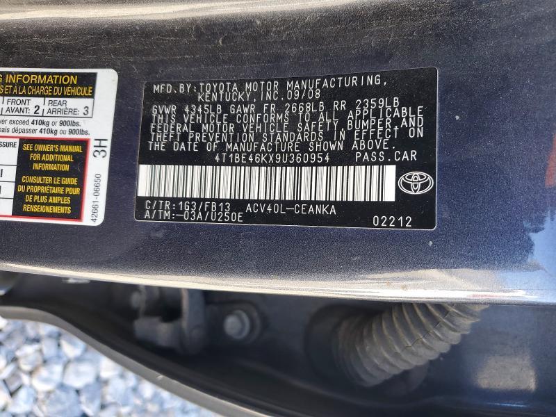 2009 Toyota Camry le