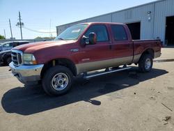 Salvage trucks for sale at Jacksonville, FL auction: 2004 Ford F250 Super Duty