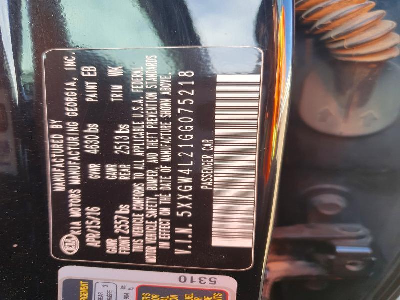 2016 KIA Optima sx Turbo