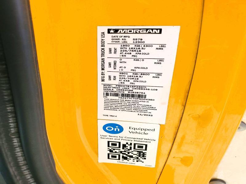 2023 GMC Savana BOX Truck