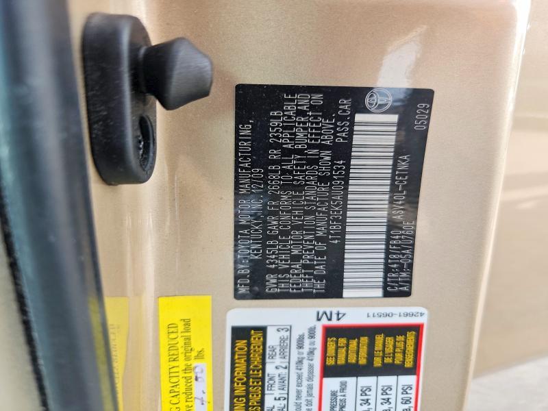 2010 Toyota Camry le