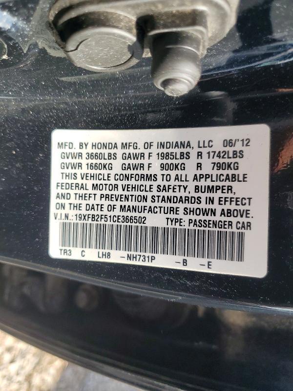 2012 Honda Civic lx