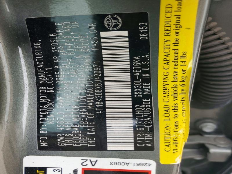 2011 Toyota Avalon Base