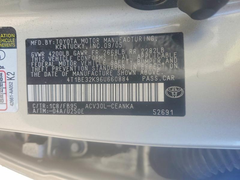 2006 Toyota Camry le