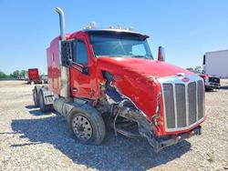 Salvage trucks for sale at Sikeston, MO auction: 2017 Peterbilt 579 Semi Truck