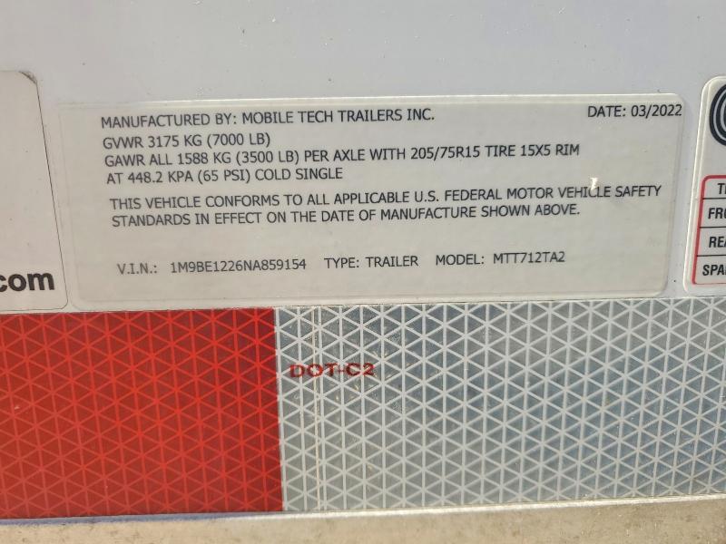 2022 Mypj 2022 Mobiletech MTT712TA2 Fiber Optic Splicing TRA
