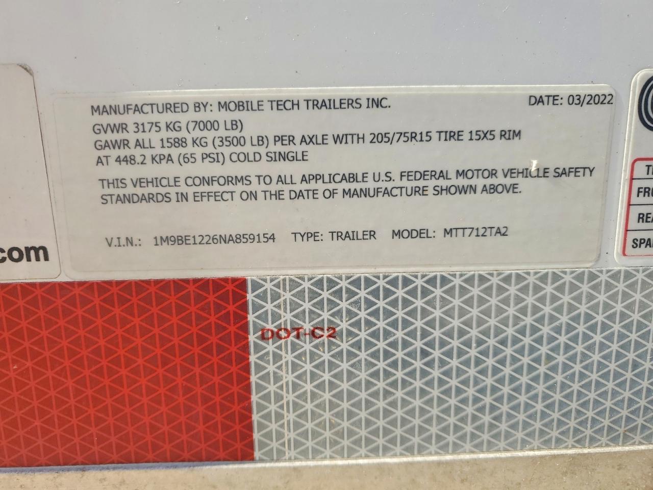 2022 Mypj 2022 Mobiletech MTT712TA2 Fiber Optic Splicing TRA