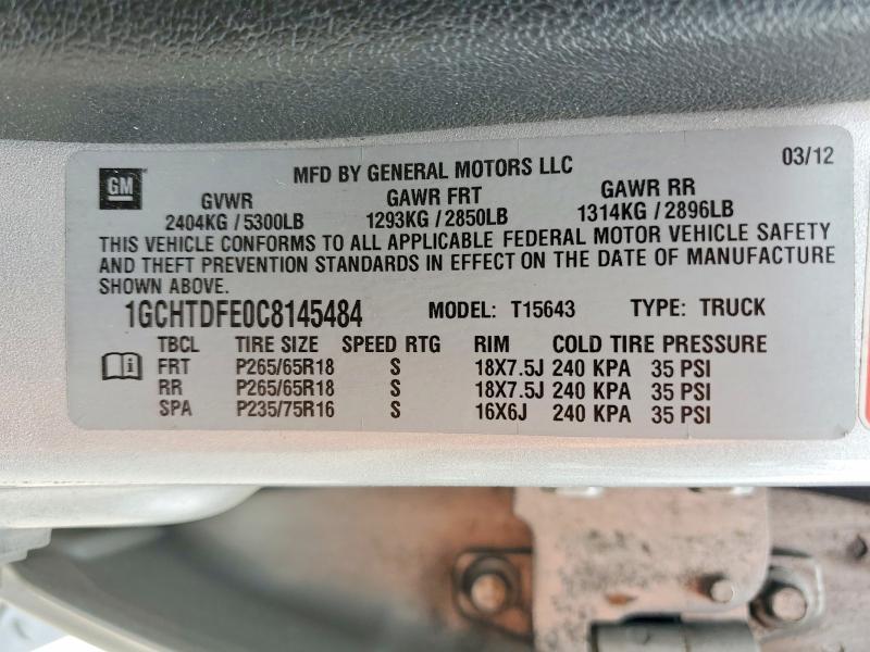 2012 Chev Colorado LT