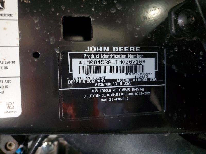 2025 John Deere 845r Utility Vehicle