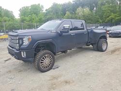 Salvage trucks for sale at Waldorf, MD auction: 2020 GMC Sierra K3500 Denali
