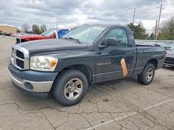 Salvage trucks for sale at Moraine, OH auction: 2007 Dodge RAM 1500 ST