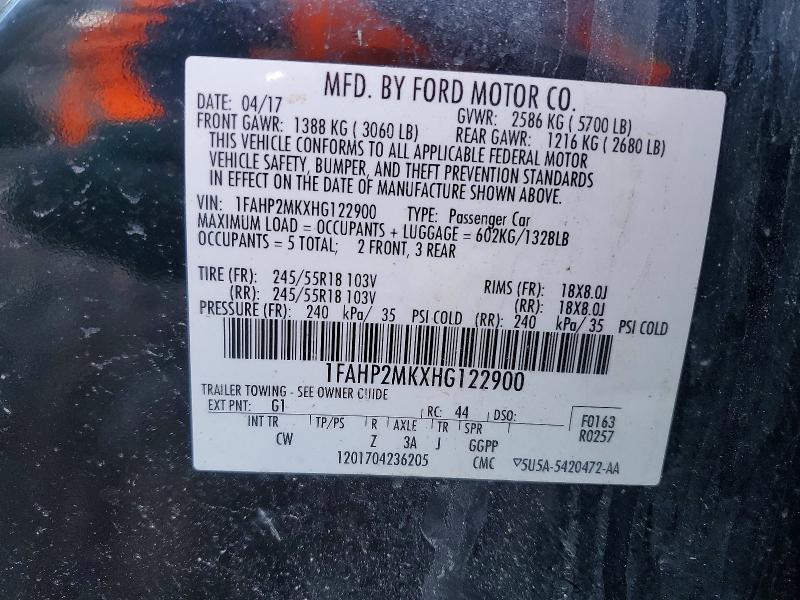 2017 Ford Taurus Police Interceptor