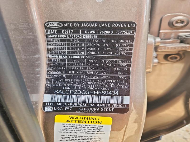 2017 Land Rover Discovery Sport hse