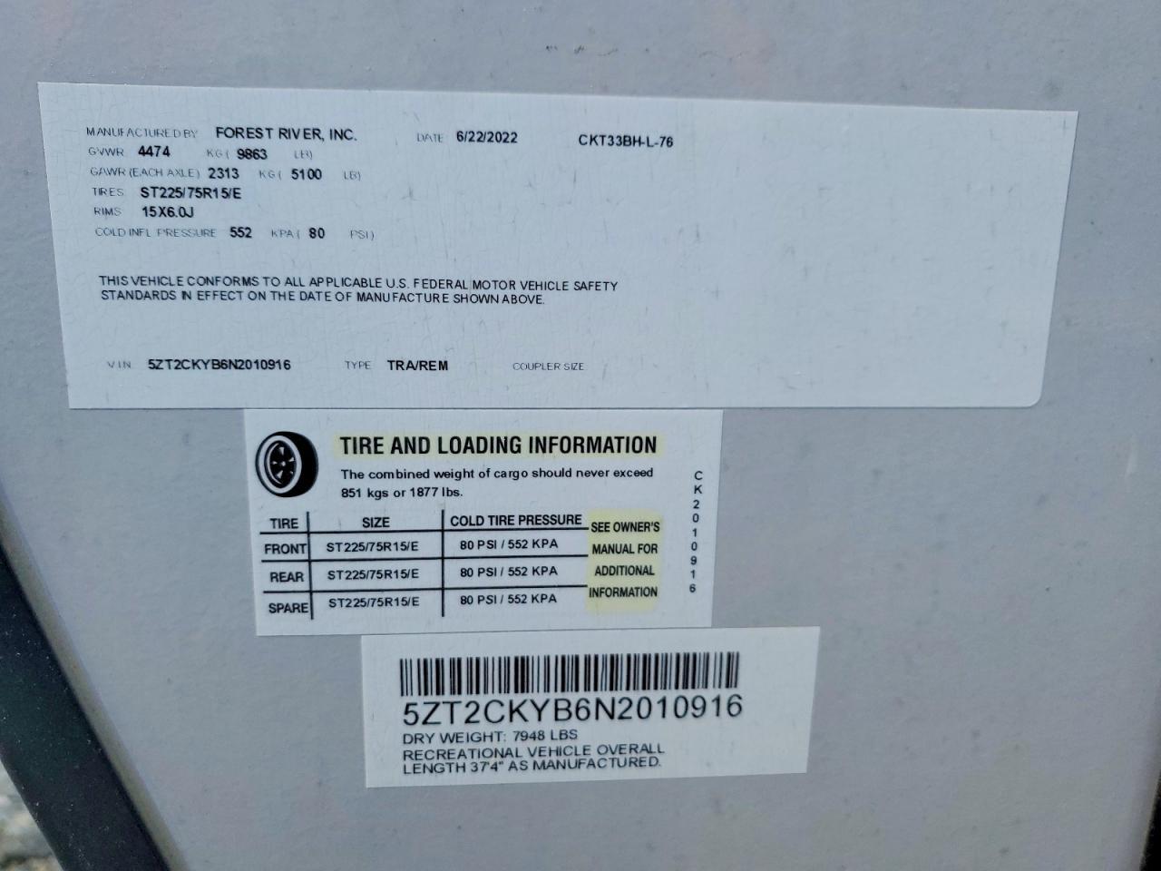 2022 Forest River Cherokee