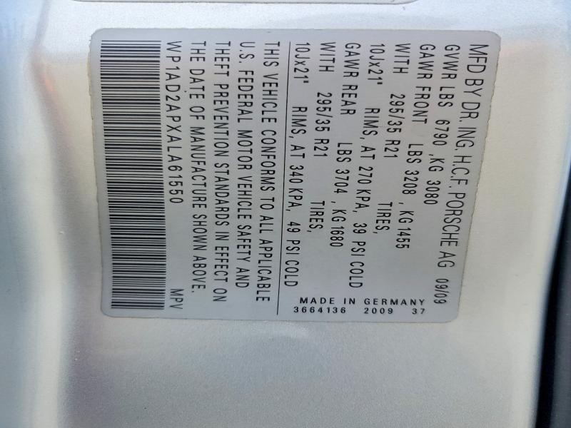 2010 Porsche Cayenne gts