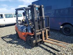 Salvage trucks for sale at American Canyon, CA auction: 2001 Toyota 7FGU25 Forklift