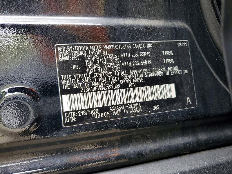 2021 Toyota Rav4 xle Premium