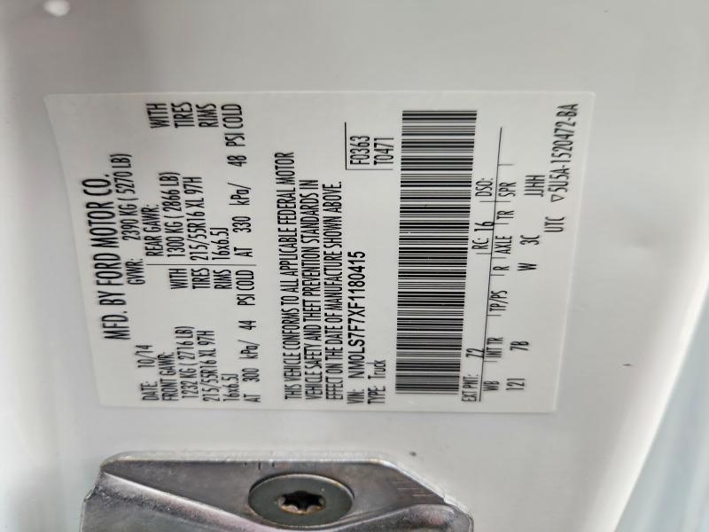 2015 Ford Transit Connect xlt