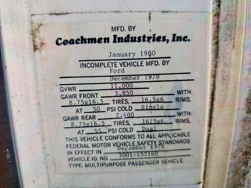 1980 Coachmen RV