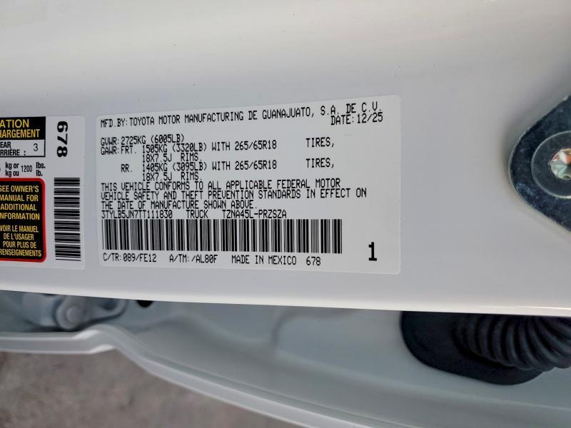 2026 Toyota Tacoma TRD Sport